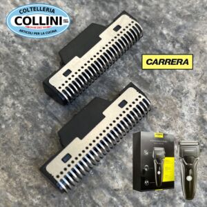 Carrera - Cuchilla doble clásica - Recambio para afeitadora eléctrica profesional sin cable