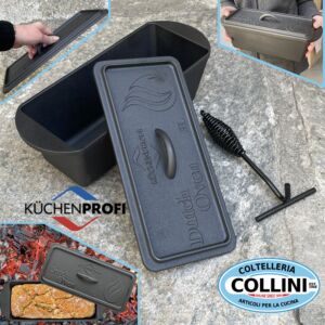 Kuchenprofi - Molde de hierro fundido para pan - BBQ Dutch Oven 