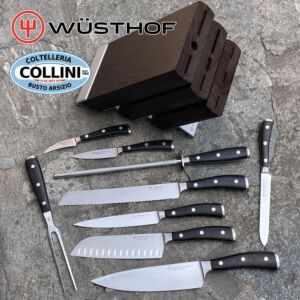 Wusthof Germany - Bloque de cuchillos Ikon 9 piezas - 1090570903