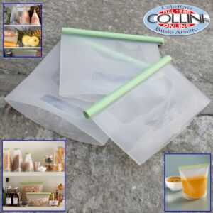 Lékué - Kit de 3 bolsas reutilizables de silicona