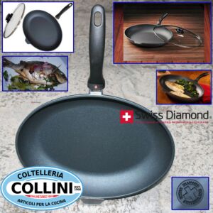 Swiss Diamond - Pan oval para peces - cocina