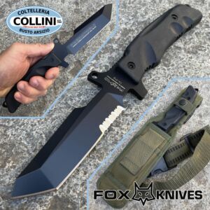 Fox - FX-P1B - Predator I Tanto - Teflón negro - cuchillo