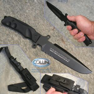 Fox - FX-G3B - Predator I - Large Clip Point Black Teflon - coltello