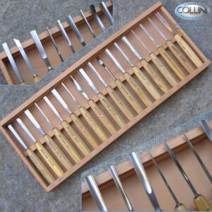 Pfeil - Sgorbie da legno professionali - Set 18 pezzi - D18