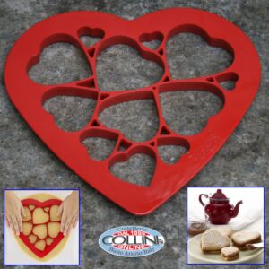 Lékué - Establecer los corazones de la galleta del rompecabezas para galletas