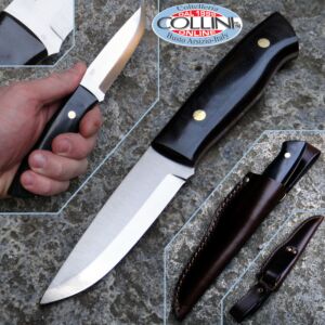 EnZo - Trapper 95 - O1 - Negro Canvas micarta - 2018 cuchillo