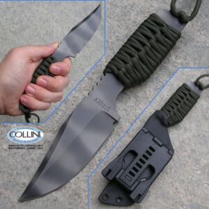 Strider Knives - PR Tiger Stripe Green Paracord - coltello