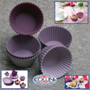Lurch - Set muffin-pirottini romantic in silicone 12 pezzi 