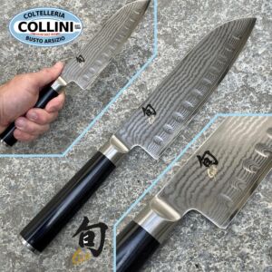 Kai Japan - Shun DM-0718 - Cuchillo Santoku Alveolado 175mm - cuchillos de cocina