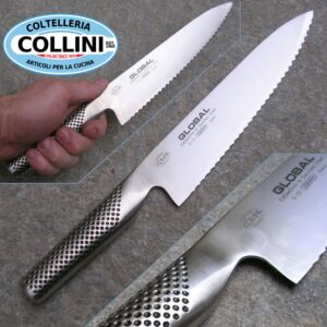 Global knives - G22R - Cuchillo de pan - 20cm - cuchillo de cocina - diestro