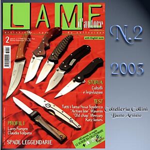 Lame d'autore - Numero 2 - Anno 2003  - rivista