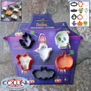 Decora -  Halloween Mini Cortador - 6 piezas