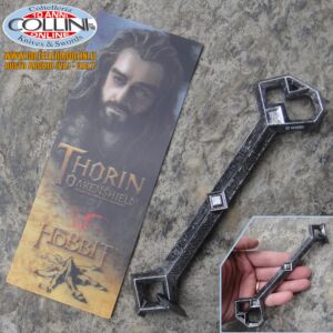 Hobbit - Penna a forma di chiave di Erebor e segnalibri di Thorin Scudodiquercia - Il Signore Degli Anelli