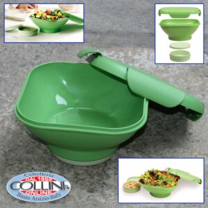 Aladdin Papillon - Set para llevar ensalada fabricado en eCycle, color verde