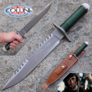 Master Cutlery - Cuchillo de Rambo I - First Blood con Sylvester Stallone Signature - cuchillo
