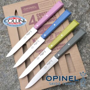 Opinel - N° 125 Esprit Campagne - 4 Cuchillos de Mesa