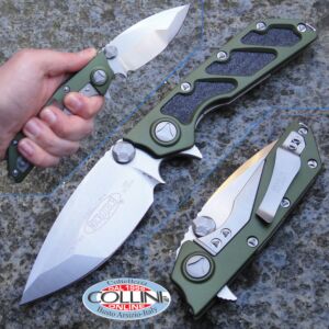 Microtech - DOC Green Stone Washed - Death on Contact - 153-4GR - cuchillo