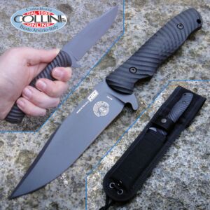 HTM Knives - Grady Burrell - GBMP1 Black - Tactical Fixed Blade