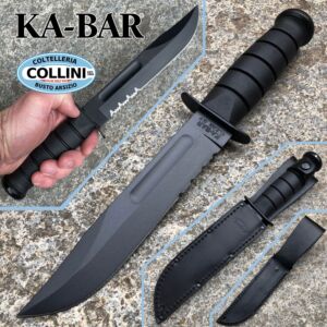 Ka-Bar - Black Fighting Knife - 02-1212 - Funda de cuero - cuchillo