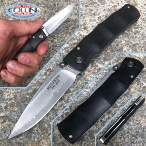 Mcusta - Take VG10 Damascus - Serie Shinra - Black PakkaWood - MC-0076DP - cuchillo