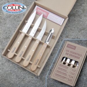 Opinel - Cuchillos de cocina-set -  4 piezas, inoxidable