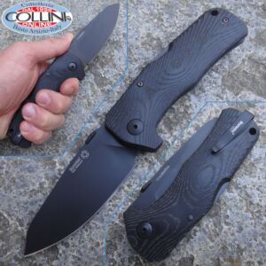 Lion Steel - TM-1 Solid Micarta - Black TiNi - TM1MB - cuchillo