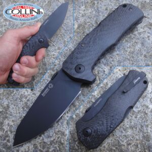 Lion Steel - TM-1 Solid Carbon Fiber - Black TiNi - TM1CB - cuchillo