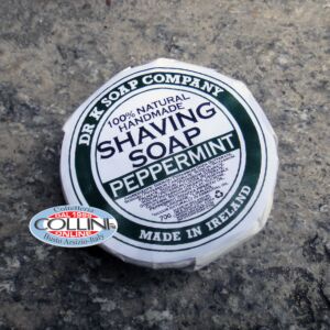  Dr K Soap Company - jabón de afeitar - menta - Hecho en Irlanda 
