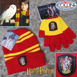 Harry Potter - Gryffindor Hat + guantes amarillo / rojo - Cinereplicas