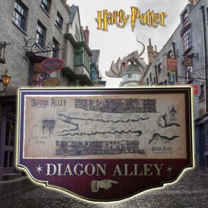 Harry Potter - Placa del mapa de Diagon Alley - NN7058 - producto oficial
