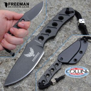 Freeman Outdoor Gear - Neck Knife 451 - Cobalt Black - cuchillo