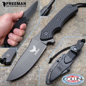 Freeman Outdoor Gear - 3,25" Campo cuchillo Cobalt 451 - G10 Negro - cuchillo