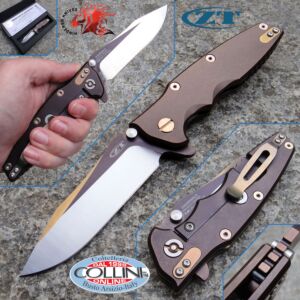 Zero Tolerance - Rick Hinderer 0392 Factory Custom - Bronze Gold - ZT0392BRNGLD - cuchillo