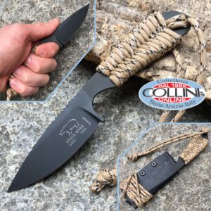 White River Knife & Tool - BackPacker Black - Desert Paracord - cuchillo