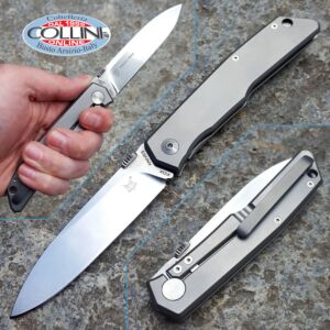 Fox - Terzuola - Frame Lock y Titanio Azul - FX-525TIBL - cuchillo