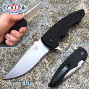 Benchmade - Precinct 320 Flipper Liner Lock Knife Black G-10 by Butch Ball - cuchillo