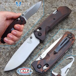 Benchmade - Grizzly Creek Folder Wood AxisLock Knife 15060-2 - cuchillo