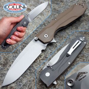 Benchmade - Osborne Proxy 928 Flipper Framelock Knife Tan G-10 - cuchillo