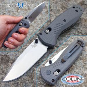 Benchmade - Mini Barrage 585-2 Axis Assist Knife Gray G-10 - cuchillo