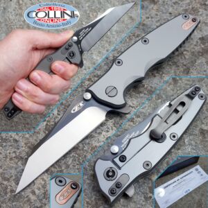 Zero Tolerance - Rick Hinderer 0392 Factory Custom - Gray Black - ZT0392WC - cuchillo
