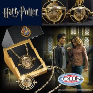 Harry Potter - Giratiempo de Hermione Granger - Plata .925 Chapado en Oro 24K. - NN7763