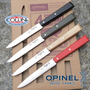 Opinel - N° 125 serie Loft - 4 Cuchillos de Mesa