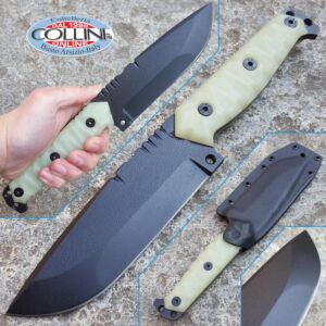 Wander Tactical - Megalodon Special Edition - Pitch Black & Jade G10 - cuchillo