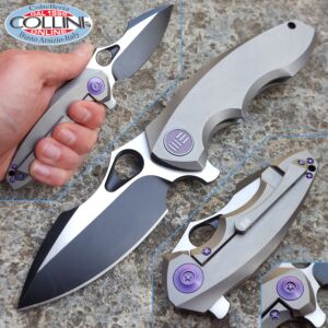 We Knife Co. - Framelock Flipper Dual Tone Gray - 605E - cuchillo