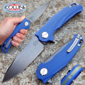 Stedemon Knife Co. - ZKC D01 Blue Flipper - STEZKC01SW - Cuchillo