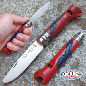Opinel - N ° 7 outdoor junior rojo - cuchillo
