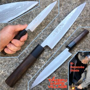 Takefu Village - Petty cuchillo para uso general de 150 mm por el Sr. Masanobu Okada - cuchillo de cocina