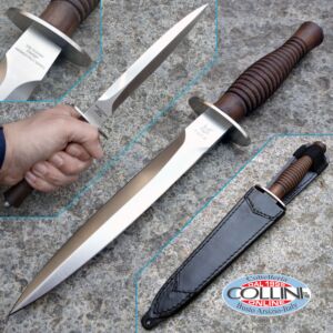 Fox - Fairbairn Sykes Fighting Knife - satinado nogal - FX-593 - Cuchillo