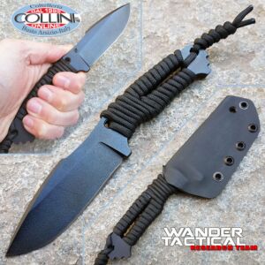 Wander Tactical - Raptor Neck Knife - All Black - Paracord - cuchillo
