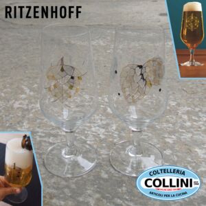 Ritzenhoff - Tazas de Cerveza Pils BRAUCHZEIT - Conf. 2 piezas cl37